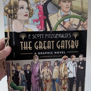 F. Scott Fitzgerald's The Great Gatsby - Graphic Novel (Black & Gold Cover)